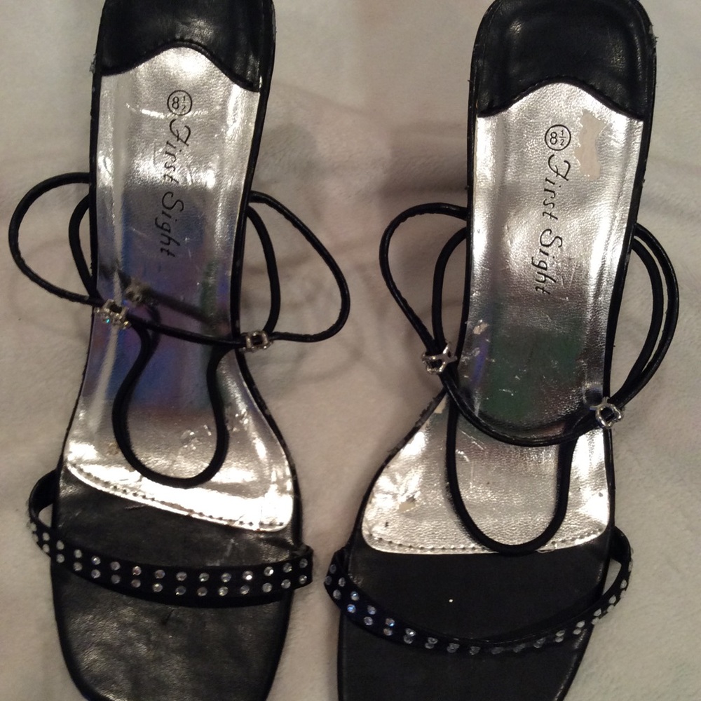 First sight straps bling heels